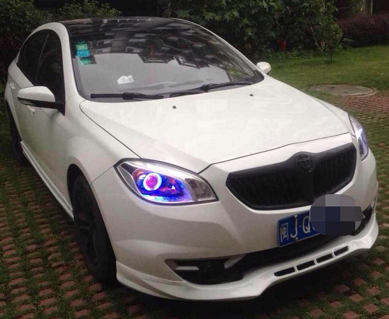 适用于中华h330汽车改装件外观前唇后唇侧裙带灯尾翼改装大小包围