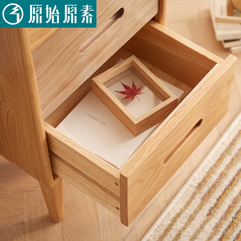 正品原始原素全实木斗柜北欧简约橡木五抽高储物柜子卧室收纳柜F怎么看?