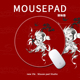 SKULLPANDA鼠标垫卡通复古中国红国潮燕归来古典可爱SP电脑桌腕垫