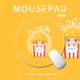 卡通可爱DIMOO小王子鼠标垫油画爆米花有好运暴富暴瘦学生电脑垫
