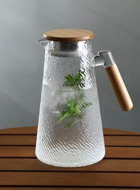 冷水壶耐高温玻璃大容量果汁凉茶壶装白开水瓶耐热防爆家用泡茶壶