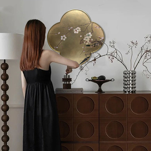 玄关装 美学手绘画海棠花画中古风小挂画中式 宋式 饰画工笔 傲骨