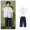 H2052 men's Chinese style short sleeved+H2043 navy pants