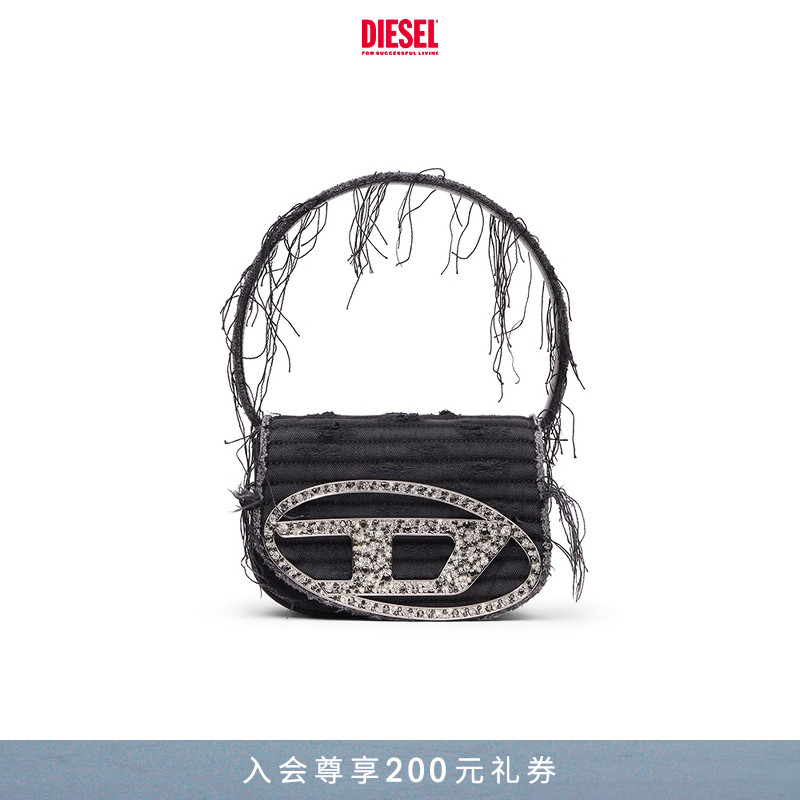 新款斜挎包Diesel牛仔布全包裹