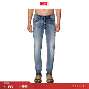 SLEENKER低腰紧身铅笔牛仔裤 DIESEL男士 A035950PFAW 折扣