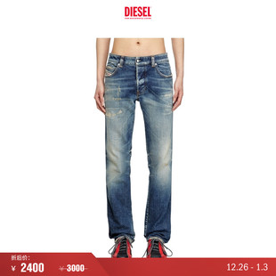 VYL中腰合身直筒牛仔裤 DIESEL男士 A1579809M55 折扣