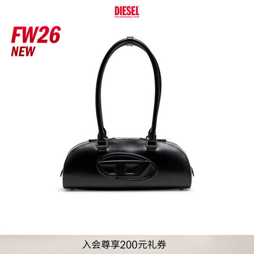 [新款]DIESEL女士26早秋1DR DOME叮当包3.0法棍包X10641P8279