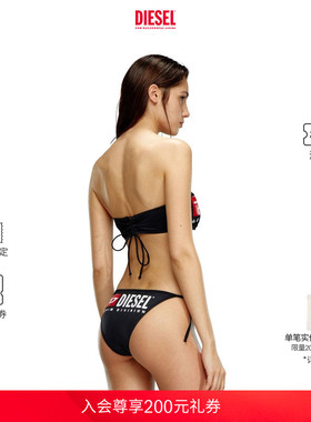 DIESEL女士黑色SUPER LOGO内裤A096640AJIZ