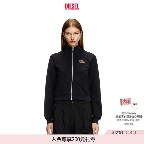 DIESEL女士25早秋黑色外套