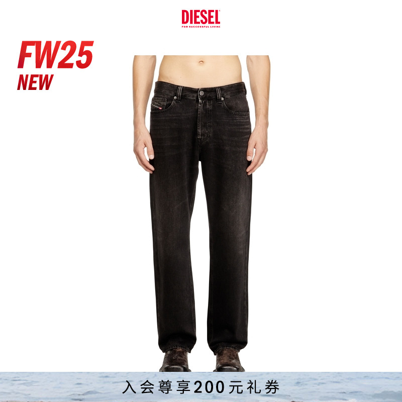 [新款]DIESEL男士25早秋D-MACS中腰合身直筒牛仔裤A1897509J96