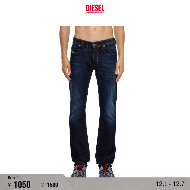 DIESEL男士25早秋直筒牛仔裤