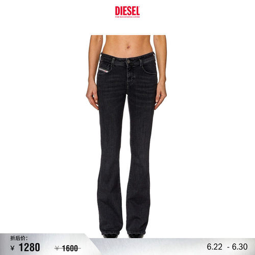 [折扣]DIESEL女士D-EBBEY低腰修身微喇牛仔裤A11004R16G9