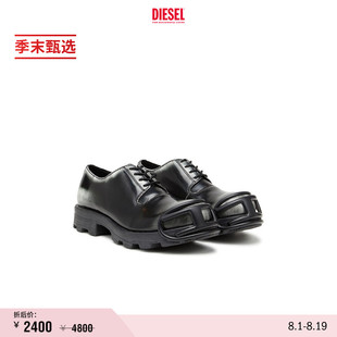 [礼物][季末甄选]DIESEL男士D-HAMMER黑色切尔西靴Y03229P8435