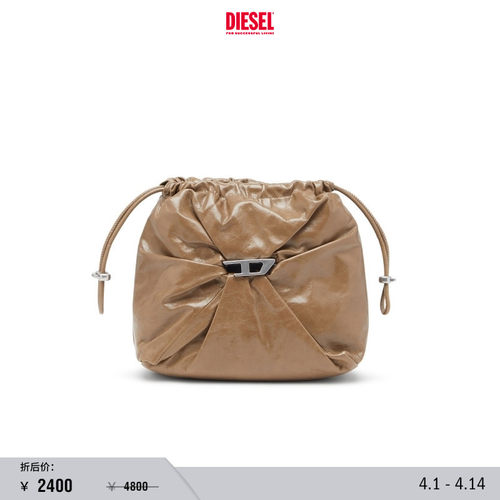 [折扣]DIESEL女士BUCKET抽绳斜挎包水桶包X10325P1003