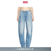 DIESEL女士D A2226109M24 ELLZ高腰宽松阔腿牛仔裤