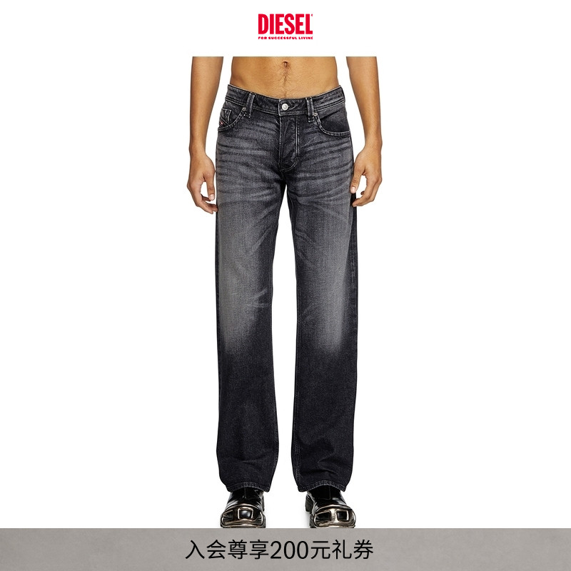 DIESEL男士LARKEE低腰合身直筒牛仔裤00C06P09L52