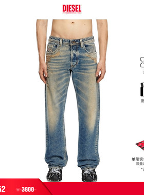 [折扣]DIESEL男士LARKEE做旧中腰合身直筒牛仔裤00C06P09K32