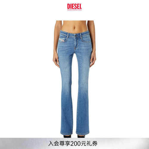 DIESEL女士D-EBBEY低腰修身微喇