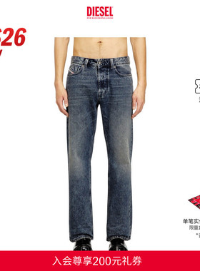 [新款]DIESEL男士26早春D-EEPER中腰宽松阔腿牛仔裤A1704609N68