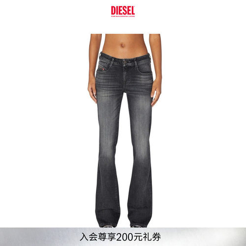 DIESEL女士25早秋微喇牛仔裤