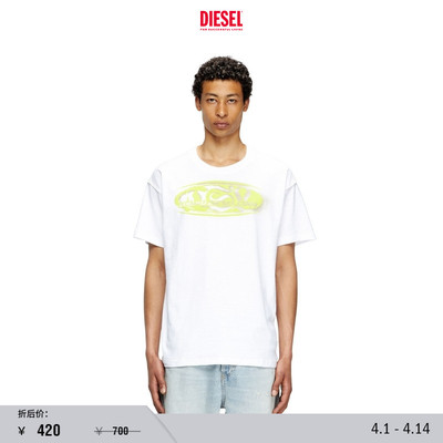 DIESEL男士25早秋短袖T恤