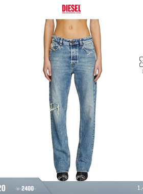 [折扣]DIESEL女士D-ARK低腰合身直筒牛仔裤A0701909L34