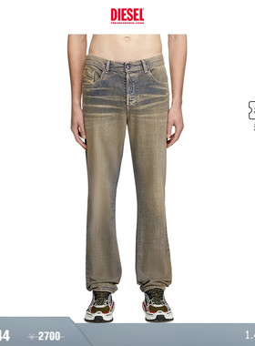 [折扣]DIESEL男士D-FINITIVE中腰合身直筒牛仔裤A1023009L4