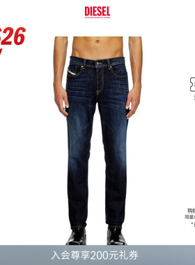 [新款]DIESEL男士26早春D-FINITIVE中腰直筒牛仔裤A10230009ZS