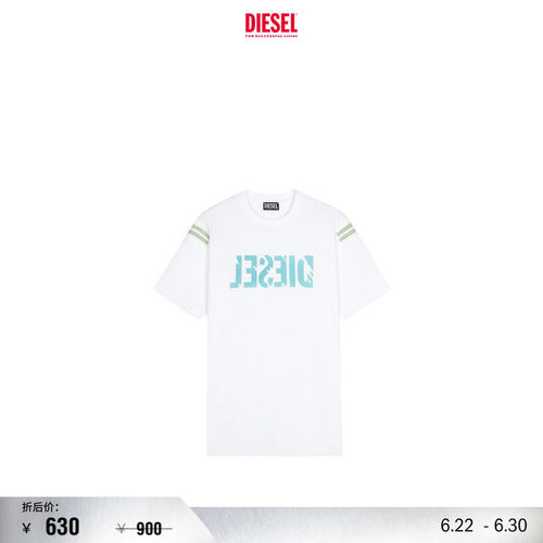 [折扣]DIESEL男士SUPER LOGO圆领短袖T恤A17650RPATI