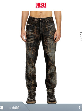 [折扣]DIESEL男士D-FINITIVE中腰合身直筒牛仔裤A169180ABCW