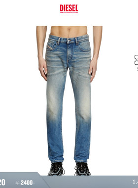 [折扣]DIESEL男士D-STRUKT中腰修身窄脚牛仔裤A0356209L30