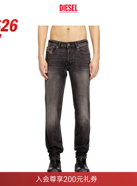 [新款]DIESEL男士26早春D-FINITIVE中腰直筒牛仔裤A102300ADBU