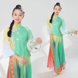 儿童古典舞演出服在希望的田野上舞蹈女胶州秧歌服丰收节剧目服装