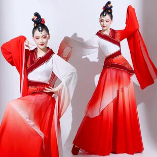 水袖古典舞演出服女飘逸汉唐中国风惊鸿舞2025新款念奴娇舞蹈服装