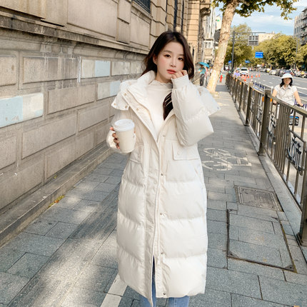 白鹅绒品牌羽绒服女中长款过膝2025年新款小个子冬装加厚时尚外套