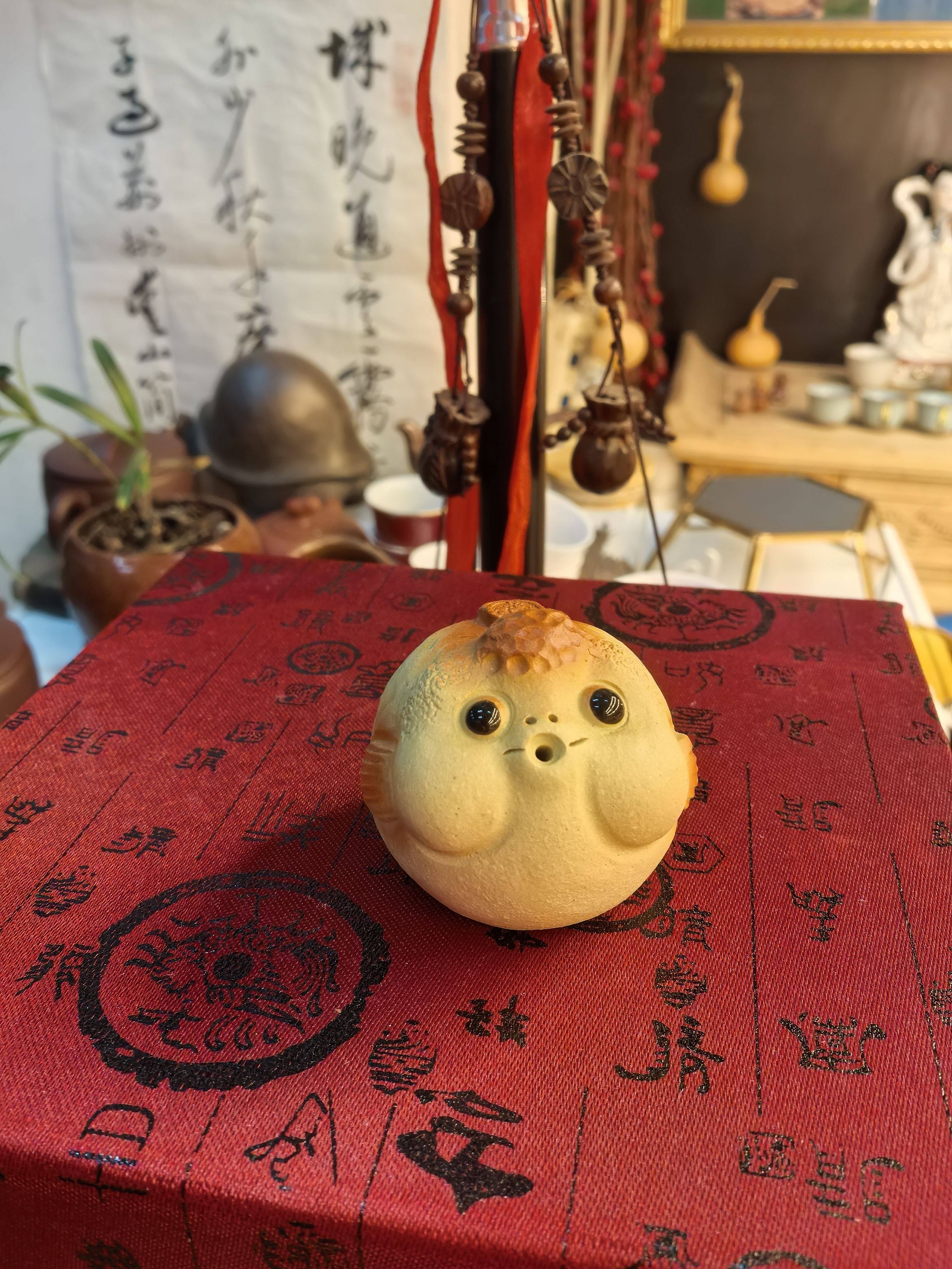宜兴紫砂泡泡鱼河豚可养茶台摆件茶宠变色茶玩精品手工茶宠摆件,餐饮具,茶宠摆件,淘宝优惠券,粉丝福利购,淘宝优惠卷