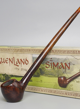 德国进口华云vauen石楠木烟斗魔戒系列实木老式男士长柄阅读斗具