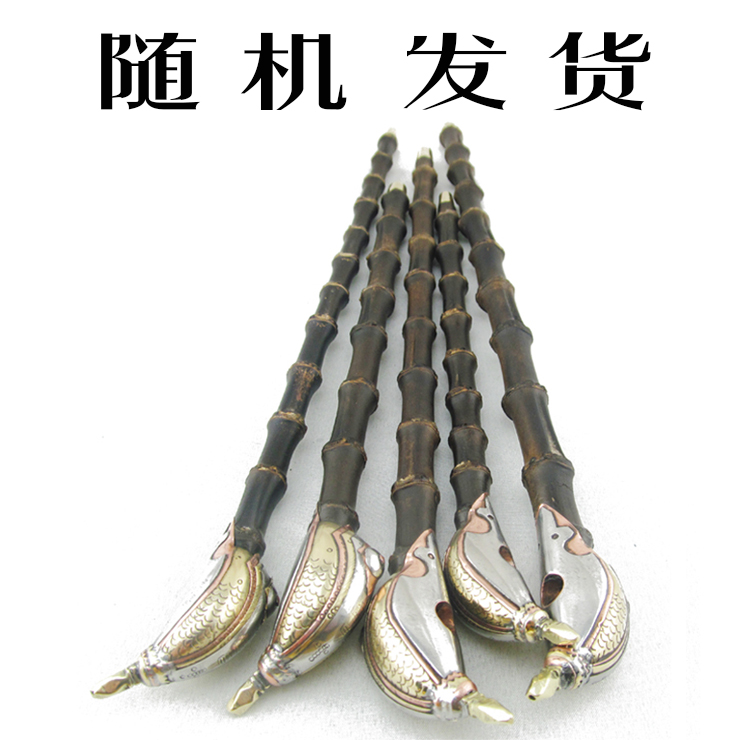 朝烟筒江山旱烟斗 传统老式旱烟复古工艺手工竹节烟斗旱烟袋手工