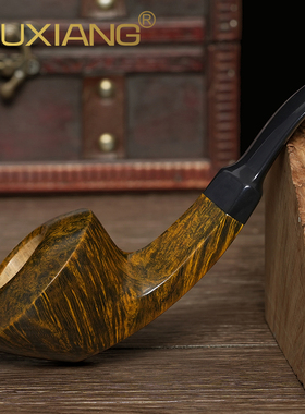 石楠木烟斗自由式男士手工鲍里斯牛头斗实木传统老式过滤专用烟具