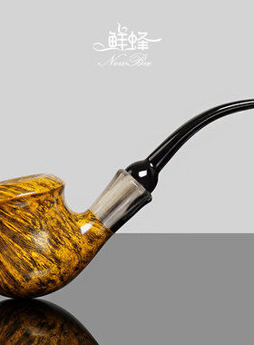 NewBee鲜蜂石楠木烟斗男士手工实木酒樽斗老式传统过滤专用烟斗具