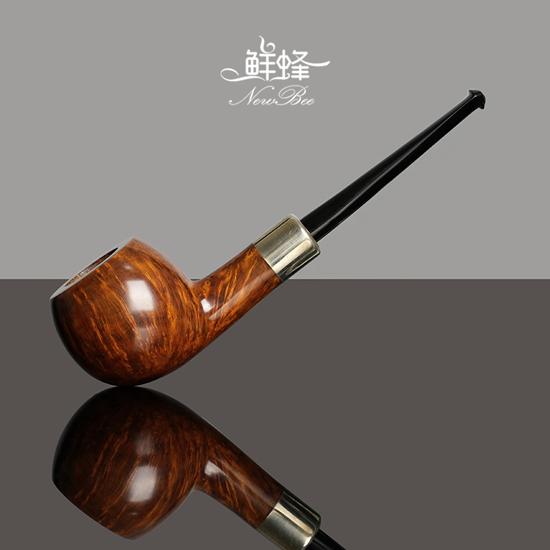 NewBee石楠木烟斗男士手工军插王子斗实木老式传统过滤专用具配件
