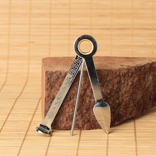 烟斗工具配件烟刀三合一清理烟丝烟草压棒通条针刮刀烟杆专用清洁