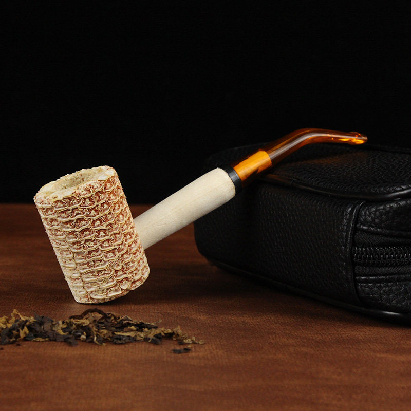 NewBee玉米斗男士新手入门玉米芯烟斗手工老式传统专用过滤一次性
