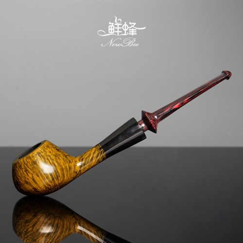NewBee鲜蜂石楠木烟斗男士过滤军插桌斗手工实木老式过滤烟具配件