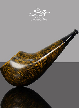 NewBee鲜蜂石楠木烟斗男士手工鸡腿斗实木老式传统过滤专用烟斗具