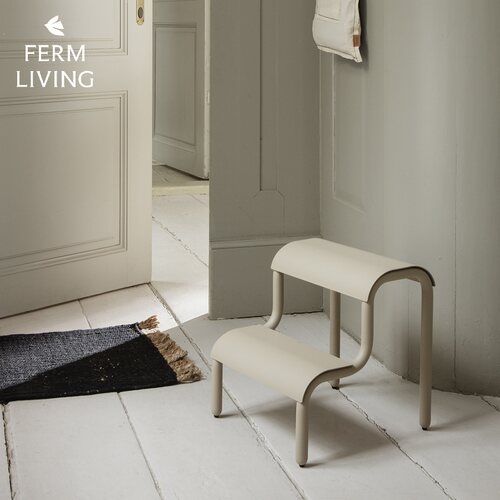 fermLIVING金属北欧梯凳换鞋凳