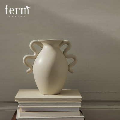 fermLIVING北欧陶瓷花瓶花器