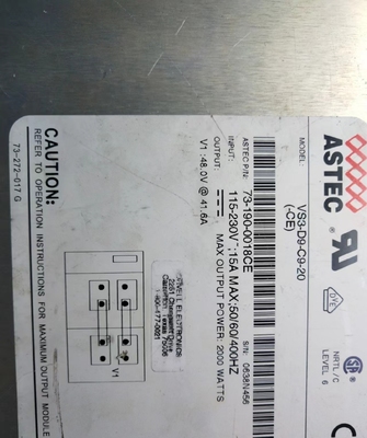 美国雅达电源ASTEC VS3-D9-C9-20(-CE) 73-317-0048 CE48V41.6A