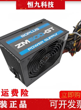 全新正品 ZALMAN ATX12V VER 2.3 80PLUS ZM600-GT 额定600w电源