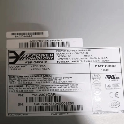 3Y原装电源 YM-2301CAR 电源 YM-2301C 冗余电源 REV：A